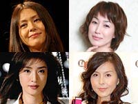 小泉今日子(45)、高島礼子(47)、天海祐希(44)、杉本彩(43)