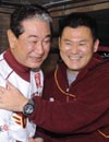 楽天三木谷オーナーと星野監督