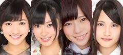 渡辺麻友｜指原莉乃｜島崎遥香｜入山杏奈