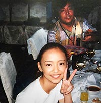 若かりし頃の安室奈美恵と平社長