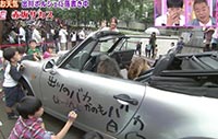 落書きされた出川哲朗の車