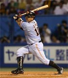 阿部 勝ち越しのホームラン