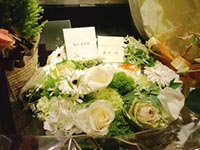 櫻井個人からの祝い花