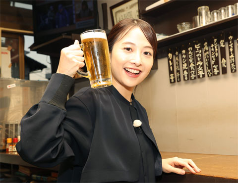日比麻音子アナの息抜きはお酒