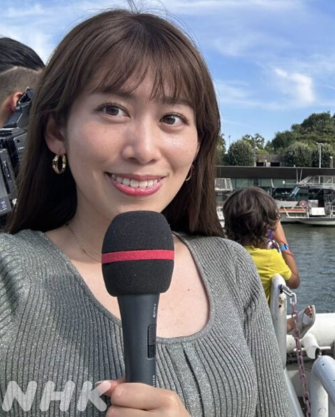 中川安奈アナ パリ中継