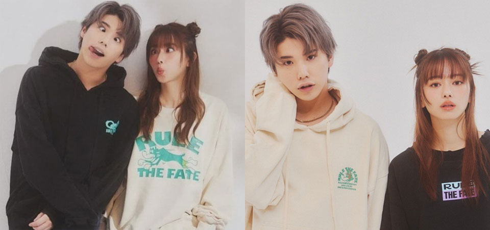 Hiroと山本舞香のペアルック