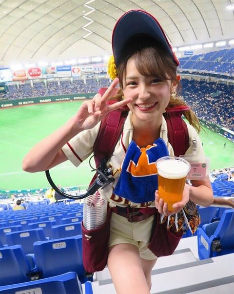 池谷アナ 学生時代はビールの売り子