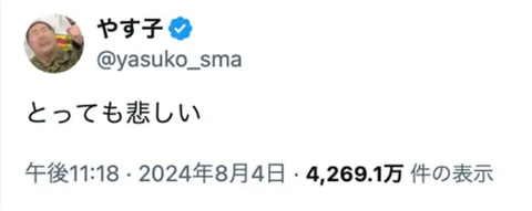 やす子「とっても悲しい」