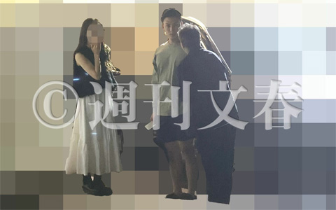 文春に直撃される村林夫妻